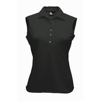 Func Factory Womens Polygiene Sleeveless Black T-Shirt