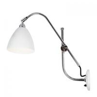 fw341 task modern metal wall light in white