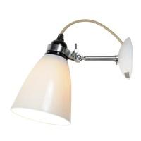 fw123 hector small white china wall lamp