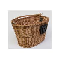 fwe wicker basket with bracket ex demo ex display light brown