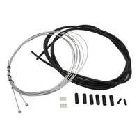 fwe stainless steel gear cable kit for shimanosram black