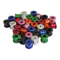 fwe alloy chainring bolts red