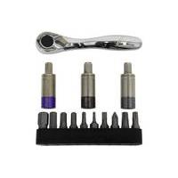 fwe mini torque wrench with 456 nm sleeves hex t25 bits and travel pod ...