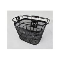 FWE Metal Handle Bar Basket (Ex-Demo / Ex-Display) | Black