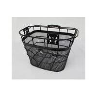 fwe metal handle bar basket ex demo ex display black