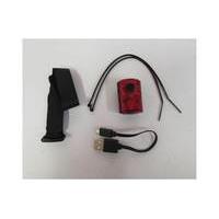 fwe 15 lumen usb re chargeable led rear light ex demo ex display red
