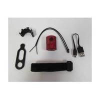 fwe 15 lumen usb re chargeable led rear light ex demo ex display red