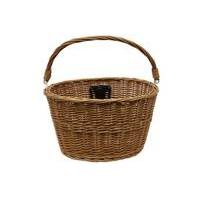 fwe wicker basket with bracket light brown