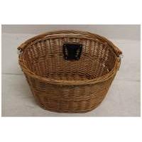 FWE Wicker Basket With Bracket (Ex-Display) | Light Brown