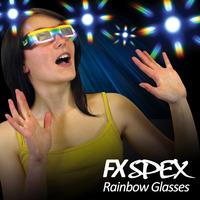 FX Spex Rainbow Glasses Standard (10 Pack)