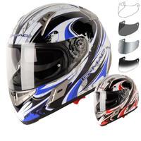 G-Mac Renegade Graphic Motorcycle Helmet & Visor