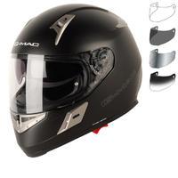 G-Mac Renegade Plain Motorcycle Helmet & Visor