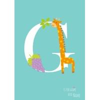 G | Alphabet Card |OM1036