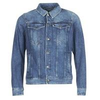 g star raw 3301 deconstructed 3d slim mens denim jacket in blue