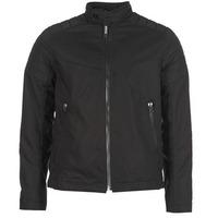 g star raw suzaki solar mens leather jacket in black