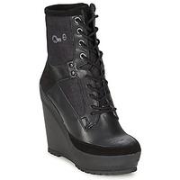 G-Star Raw ROMERO MARKER WEDGE II women\'s Shoes (High-top Trainers) in black