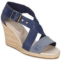 g star raw aria salon womens sandals in blue