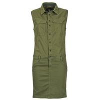 g star raw rovic slim dress wmn sless womens dress in green