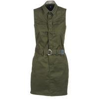 g star raw rovic slim dress sless womens dress in green