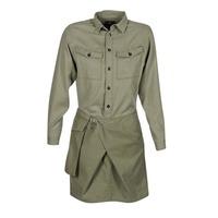 g star raw rovic wrap shirt dress ls womens dress in green