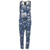 g star raw lyker stripe suit womens jumpsuit in blue