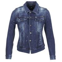 g star raw 3301 dnm womens denim jacket in blue