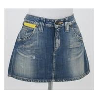 G Star Size: M Blue Denim Mini Skirt