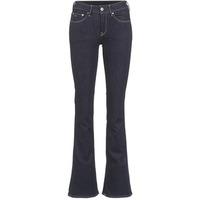 g star raw 3302 high flare wmn womens bootcut jeans in blue