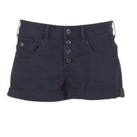 g star raw arc btn womens shorts in blue