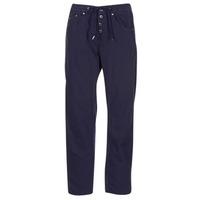 g star raw arc btn os 3d low boyfriend womens trousers in blue