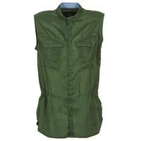 g star raw rovic crusader bf shirt wmn sless womens shirt in green