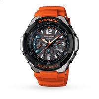 g shock aviation orange gents watch