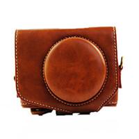 g7x camera case crazy horse leather for canon g7xblackbrowncoffee