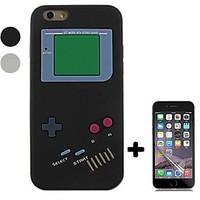 Gamepad Style Silicone Soft Case with Screen Protector for iPhone 6/6S