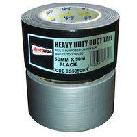 Gaffa Tape/Duct Tape in Black - 50mmx50m length