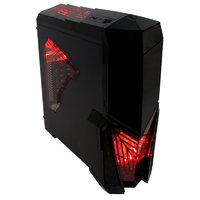 Gamemax Destroyer with 3 x 12cm 15 Red LED fans 1 x 12cm 4 LED Rear Gaming Case