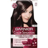 Garnier Colour Sensation Intense Permanent Colour Cream - 4.0 Deep Brown