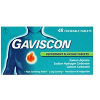 gaviscon peppermint tablets 48