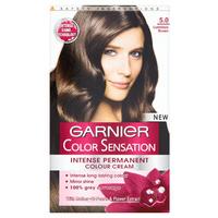 garnier colour sensation intense permanent cream 50 luminous brown