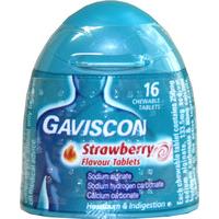 Gaviscon Handy Pack Strawberry Tablets 16
