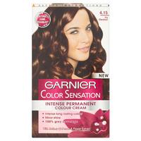 garnier color sensation intense permanent colour cream 415 icy chestnu ...