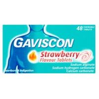 Gaviscon Strawberry Flavour Tablets 48