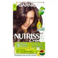 garnier nutrisse creme permanent nourishing hair colour 4 cocoa dark b ...