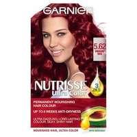 garnier nutrisse 562 vibrant red permanent hair dye red