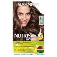 Garnier Nutrisse 4 1/2 Medium Dark Brown Permanent Hair Dye, Brunette