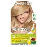 garnier nutrisse 9 light blonde permanent hair dye blonde
