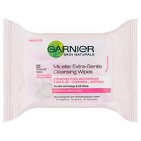 garnier skin naturals micellar extra gentle cleansing wipes