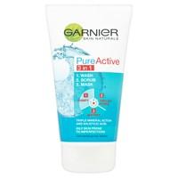 Garnier Pure Active 3-in-1 Wash Scrub Mask