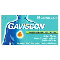 Gaviscon Tablets Peppermint 48s