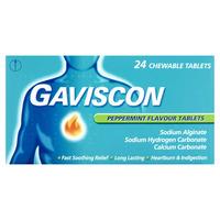 Gaviscon Tablets Peppermint 24s